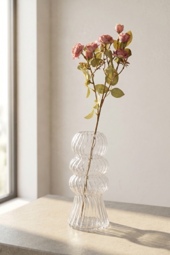 Eterna Bloom Yapay Tek Dal Çardak Gül Pembe - 65 cm - Acar