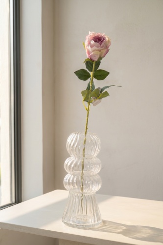 Eterna Bloom Yapay Tek Dal Gül Lila - 65 cm - Acar