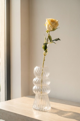 Eterna Bloom Yapay Tek Dal Gül Sarı - 65 cm - Acar