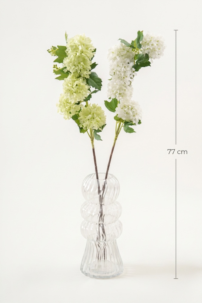 Eterna Bloom Yapay Tek Dal Kartopu Çiçeği Açık Yeşil - 77 cm - 2
