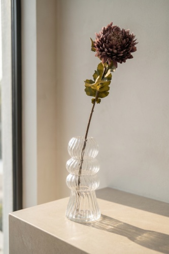 Eterna Bloom Yapay Tek Dal Krizantem Mor - 75 cm 