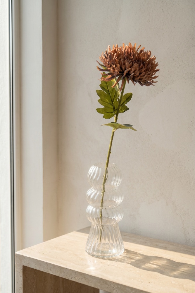 Eterna Bloom Yapay Tek Dal Krizantem Turuncu - 70 cm - 1