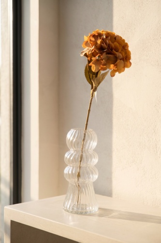 Eterna Bloom Yapay Tek Dal Ortanca Turuncu - 65 cm