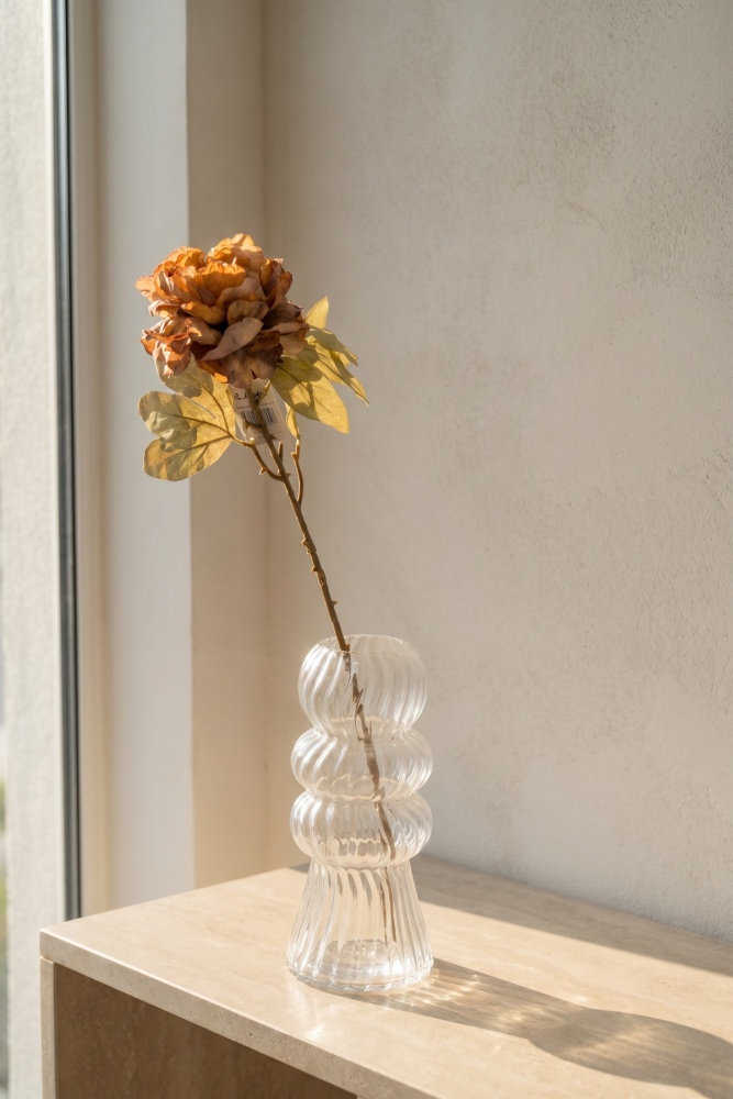 Eterna Bloom Yapay Tek Dal Şakayık Kahverengi - 70 cm - 1