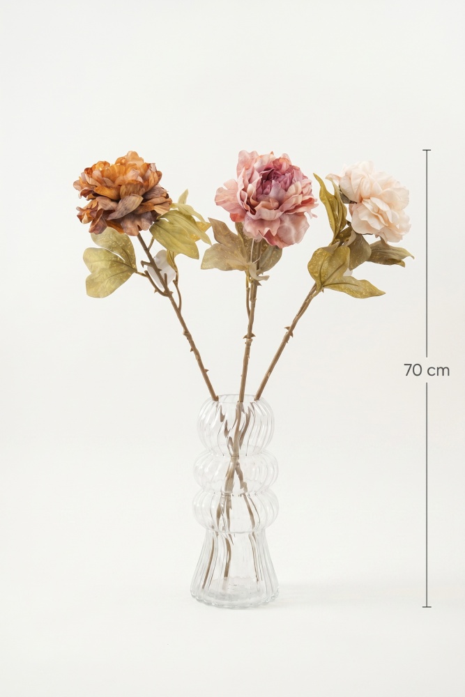Eterna Bloom Yapay Tek Dal Şakayık Kahverengi - 70 cm - 2