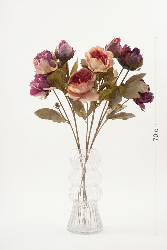 Eterna Bloom Yapay Tek Dal Şakayık Mor - 70 cm - 2