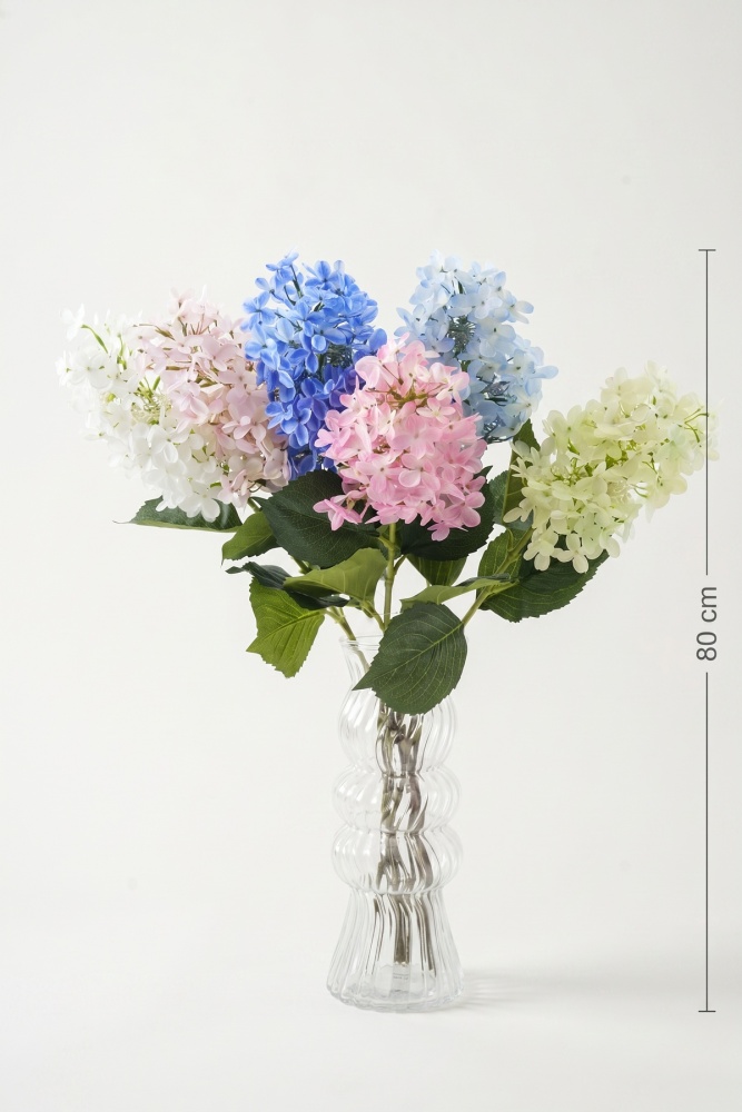Eterna Bloom Yapay Tek Dal Salkım Ortanca Mavi - 80 cm - 2