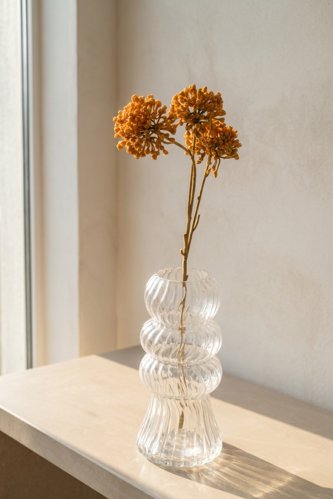 Eterna Bloom Yapay Tek Dal Tomurcuk Turuncu - 60 cm - 1