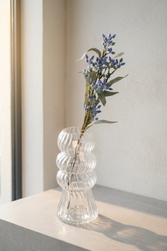 Eterna Bloom Yapay Tek Dal Tomurcuklu Okaliptüs Mavi - 53 cm - 1