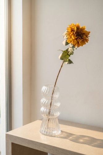 Eterna Bloom Yapay Tek Dal Yıldız Çiçeği Turuncu - 70 cm - Acar