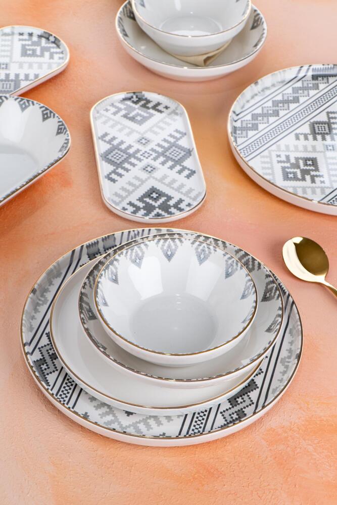 Ethnic 27 Piece Dinner Set For 6 People - 3