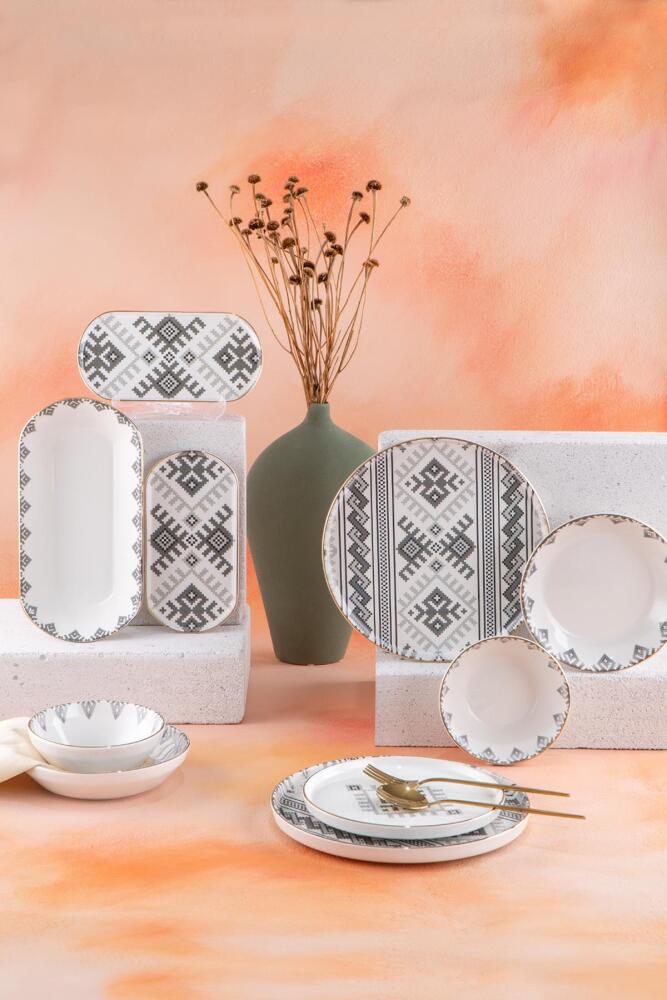Ethnic 6 Kişilik 27 Parça Yemek Takımı - 1