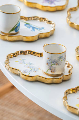 Etnical 6 Kişilik Kahve Fincanı Takımı - 90 ml - 5