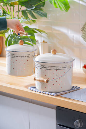 Feel Good 2 li Emaye Bakraç Seti - 16 cm & 20 cm - Acar