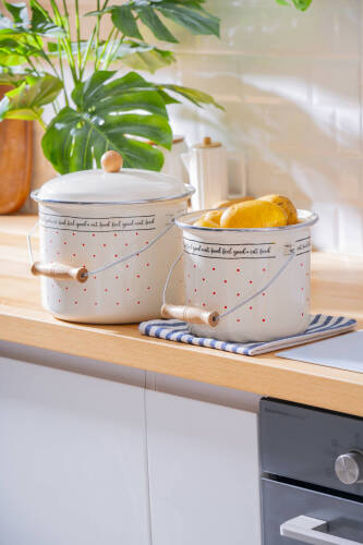 Feel Good 2 li Emaye Bakraç Seti - 16 cm & 20 cm - 6