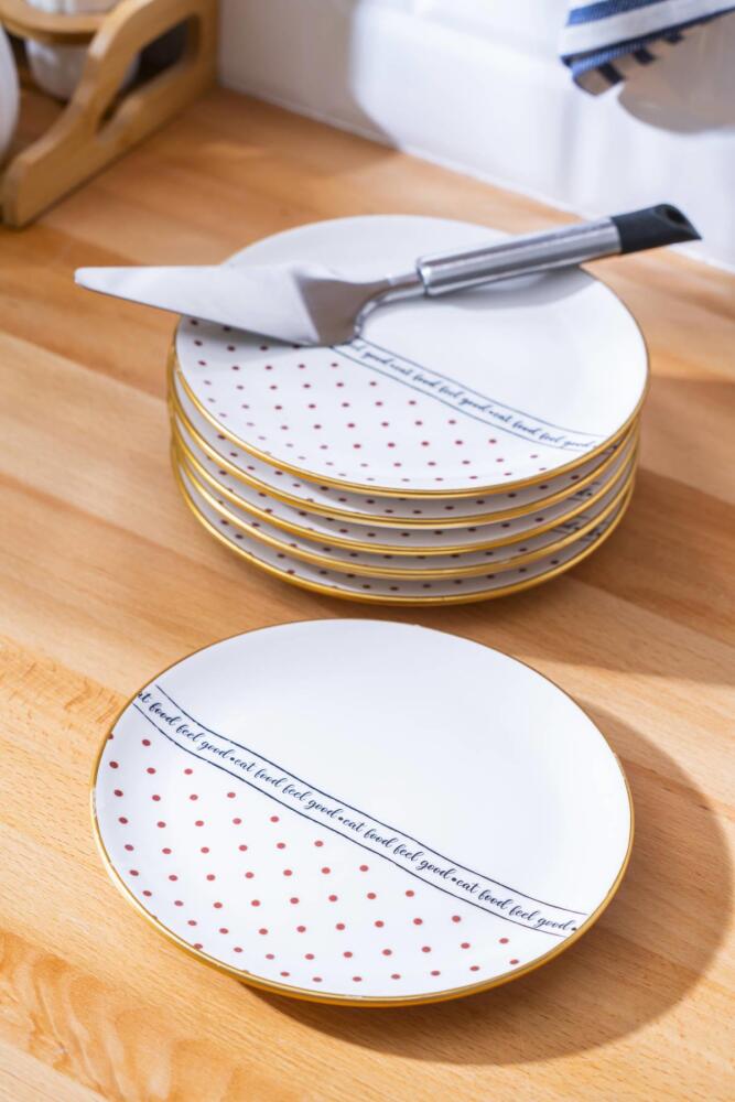 Feel Good 6 lı Pasta Tabağı Seti - 19 cm - 1