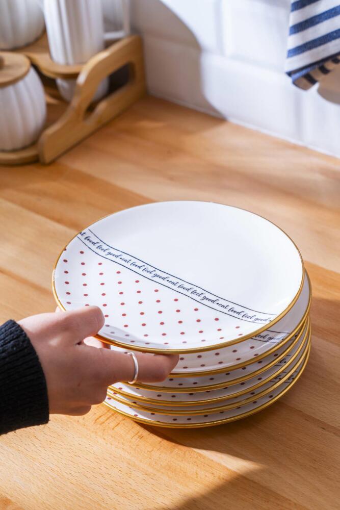 Feel Good 6 lı Pasta Tabağı Seti - 19 cm - 7