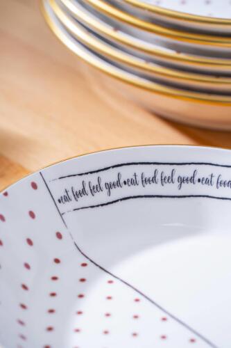 Feel Good 6 lı Yemek Tabağı - 20 cm - 2