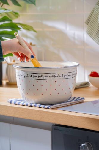Feel Good Emaye 3 lü Saklama ve Karıştırma Kabı - 5