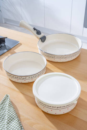 Feel Good Emaye 3 lü Tava Seti - Acar