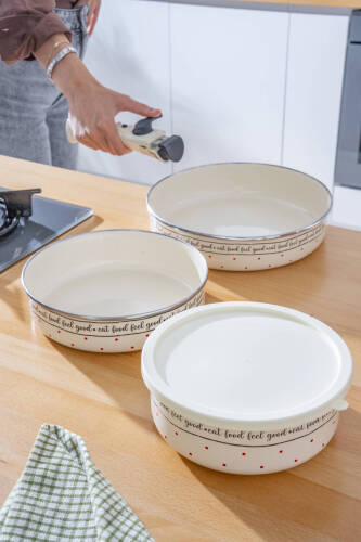 Feel Good Emaye 3 lü Tava Seti - 2