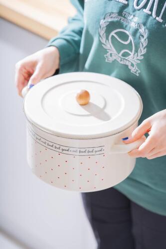 Feel Good Emaye Derin Tencere - 22 cm - 3