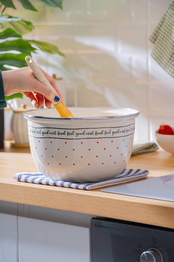 Feel Good Emaye Karıştırma Kabı - 22 cm - 9
