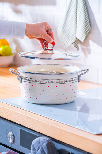 Feel Good Emaye Kızartma Tenceresi - 22 cm - 2