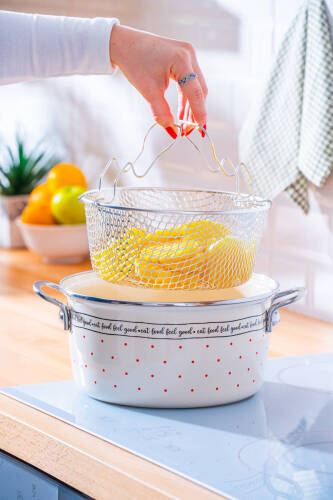 Feel Good Emaye Kızartma Tenceresi - 22 cm - 3