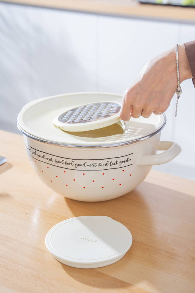 Feel Good Emaye Rendeli Karıştırma Kabı - 24 cm - 5