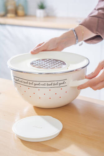 Feel Good Emaye Rendeli Karıştırma Kabı - 24 cm - 6