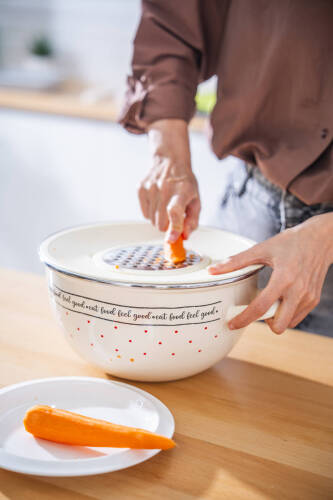 Feel Good Emaye Rendeli Karıştırma Kabı - 24 cm - 7