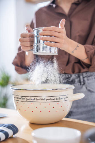 Feel Good Emaye Rendeli Karıştırma Kabı - 24 cm - 8