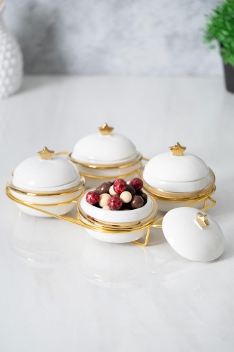 Felix Porcelain 5 Piece Presentation Bowl 