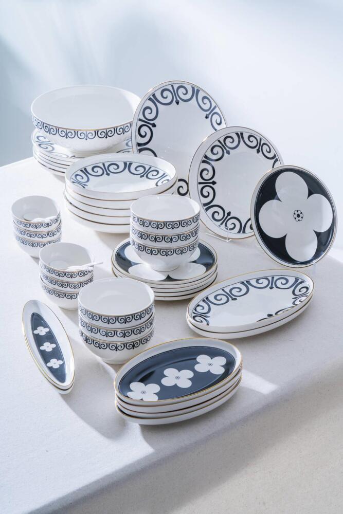 Feyre 6 Kişilik 45 Parça Kahvaltı & Yemek Takımı - 1