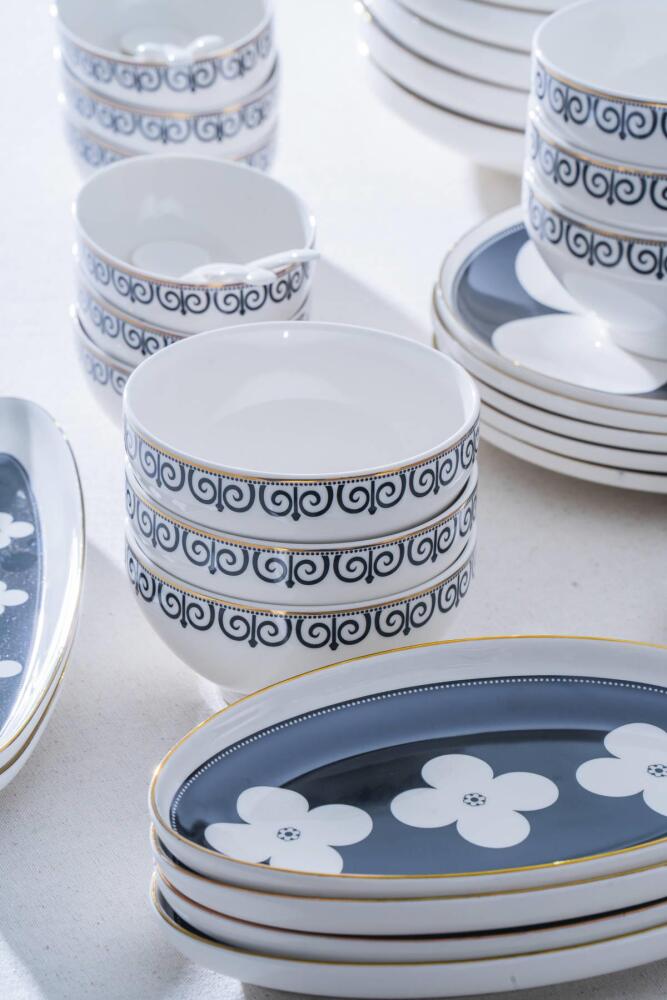 Feyre 6 Kişilik 45 Parça Kahvaltı & Yemek Takımı - 5