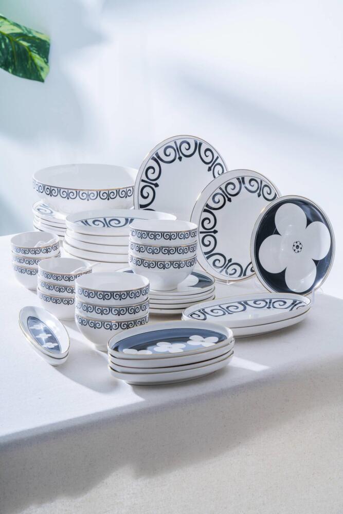 Feyre 6 Kişilik 45 Parça Kahvaltı & Yemek Takımı - 9