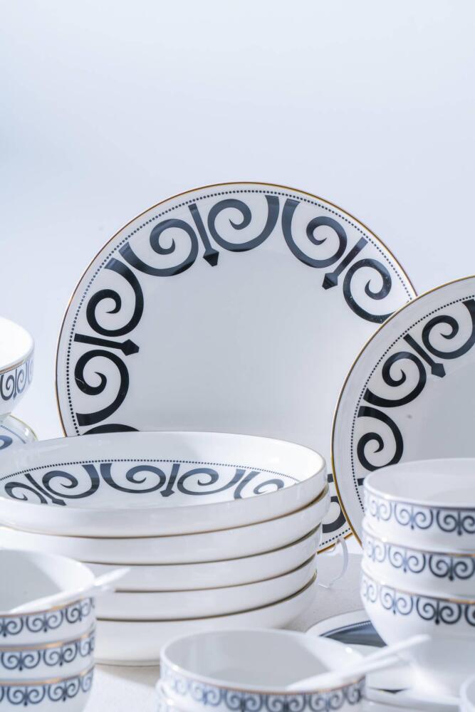 Feyre 6 Kişilik 45 Parça Kahvaltı & Yemek Takımı - 12