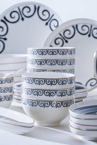 Feyre 6 Kişilik 45 Parça Kahvaltı & Yemek Takımı - 13