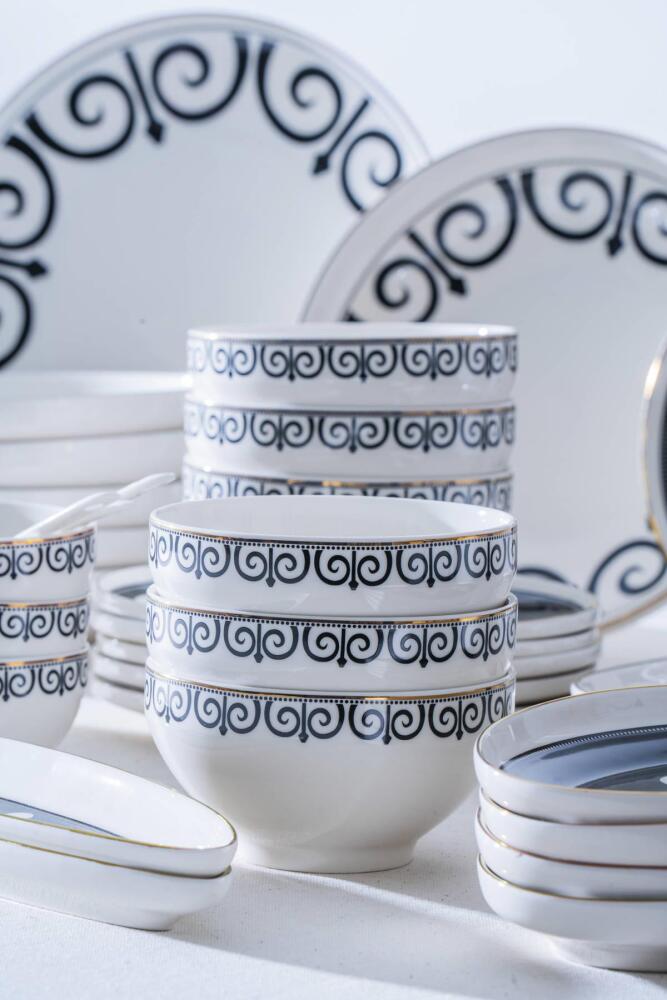 Feyre 6 Kişilik 45 Parça Kahvaltı & Yemek Takımı - 13