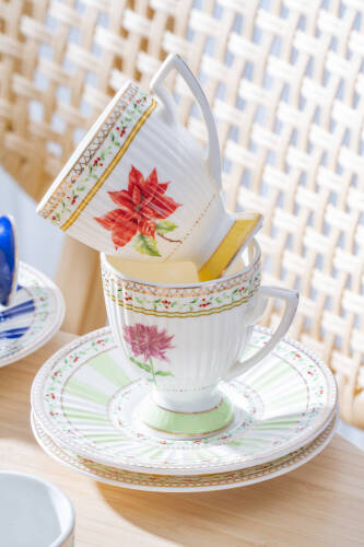 Fienne 6 Kişilik Porselen Kahve Fincan Takımı - 90 ml - 5