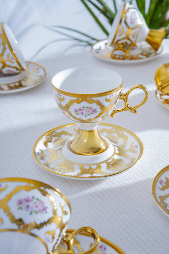 Florcita 6 Kişilik Kahve Fincan Takımı - 100 ml - Acar