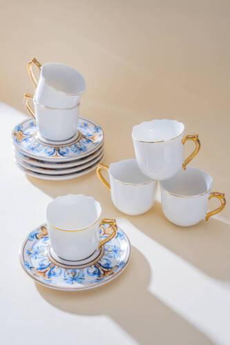 Florrie 6 Kişilik Kahve Fincan Takımı - 90 ml - Acar