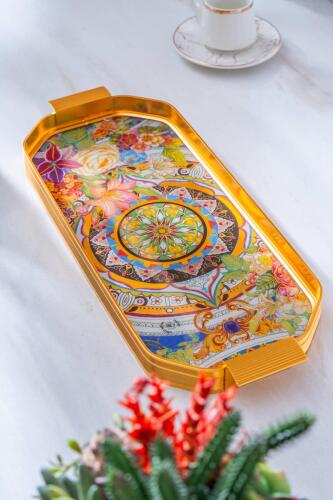 Frenze Oval Cam Tepsi - Acar