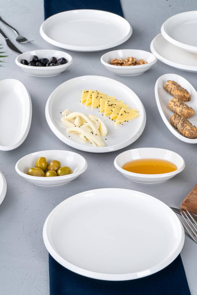 Freya 6 Kişilik 13 Parça Porselen Kahvaltı Seti - 4