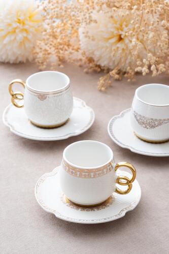 Freya 6 Kişilik Kahve Fincanı Takımı - 90 ml - Acar