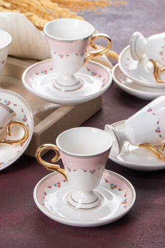 Gemma 6 Kişilik Kahve Fincanı Takımı - 90 ml - Acar