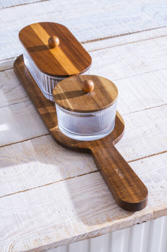 Gemmy Akasya Tepsili 2 Li Sunumluk - Acar