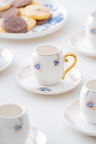 Good Luck 6 Kişilik Kahve Fincanı Takımı - 90 ml - Acar