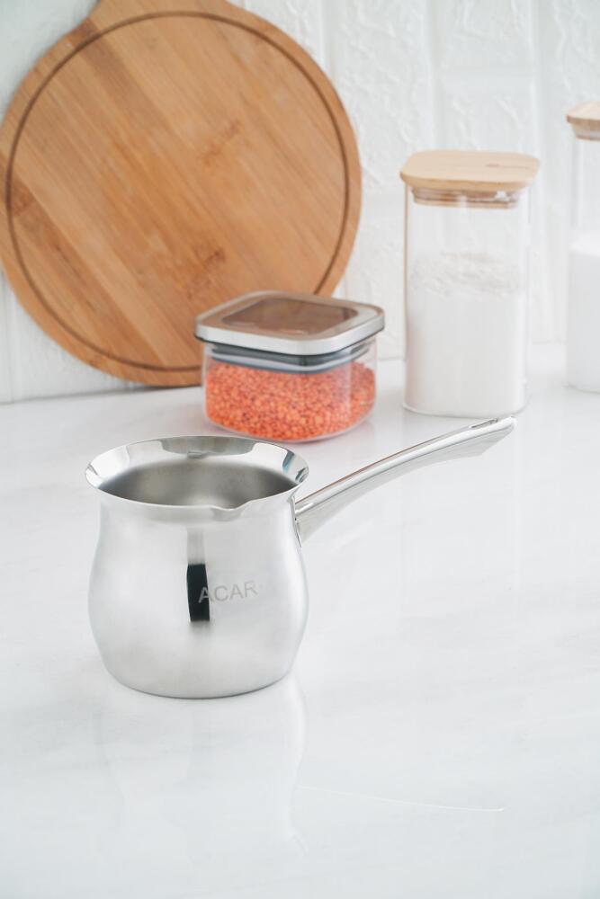 Güveç Çelik Saplı Cezve - 750 ml - 2